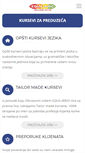 Mobile Screenshot of kursevizapreduzeca.com